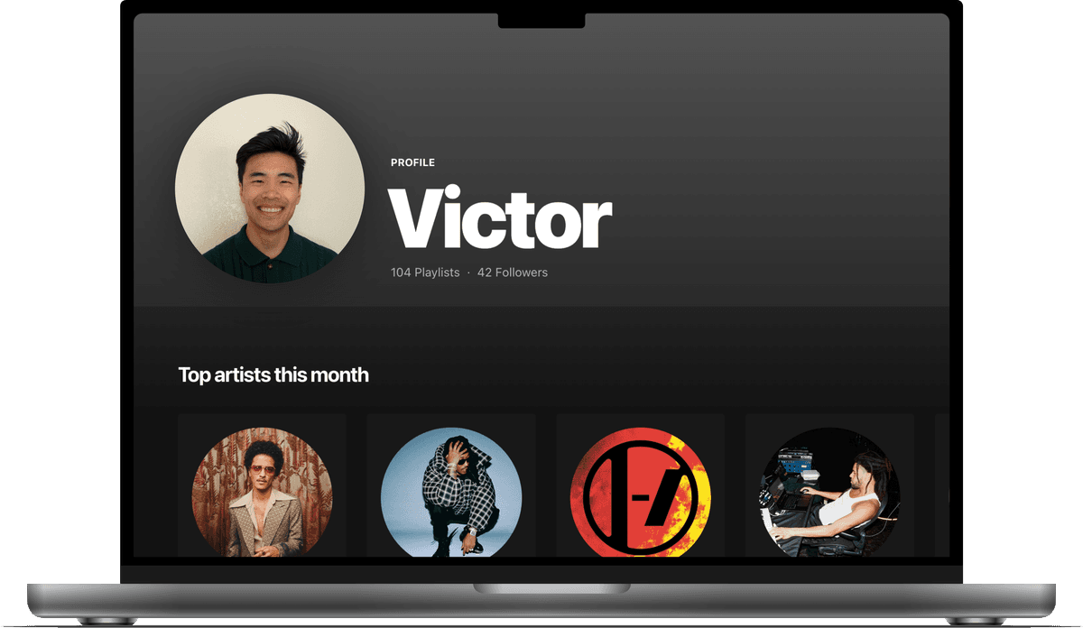 Spotify Web App project image