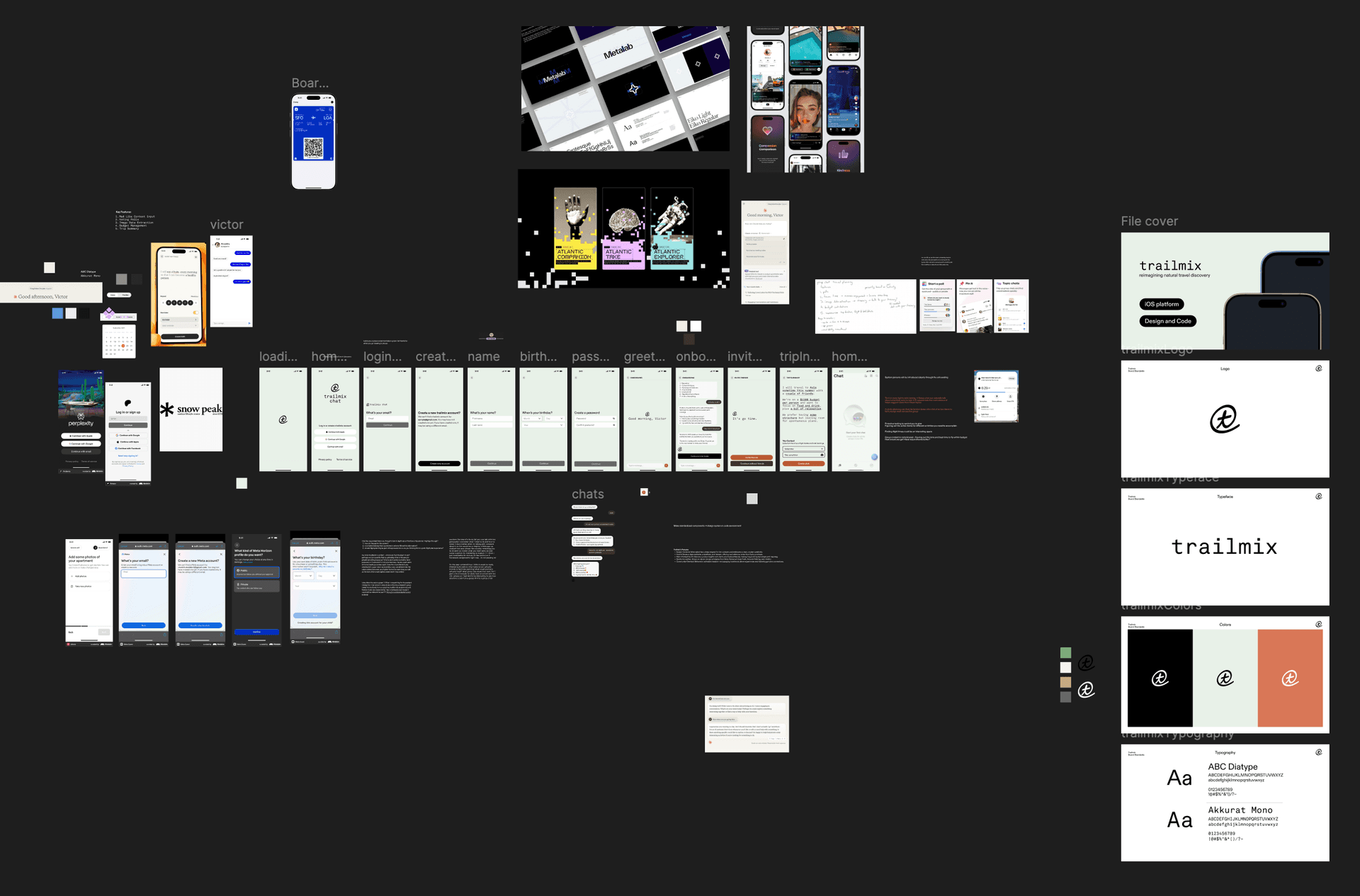 Figma Design Work for Trailmix