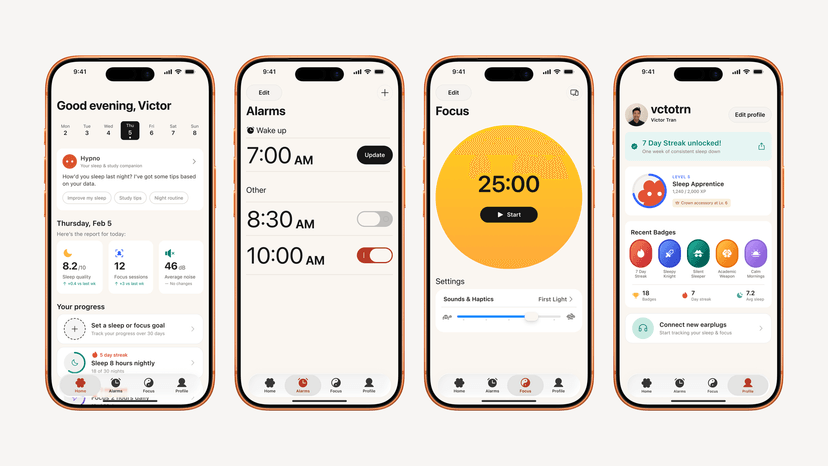 Hypnos AI sleep tracking app