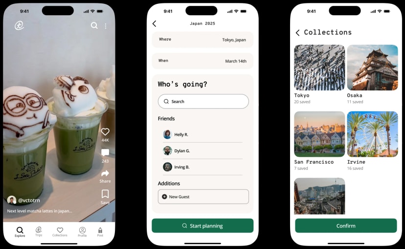 Trailmix travel planning app