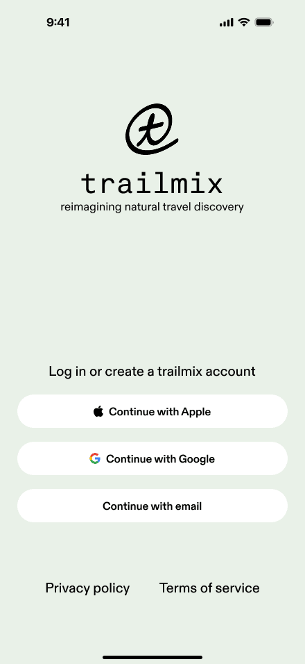 Original social feed homepage